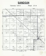 Sandoun Township, McLeod, Ransom County 1955